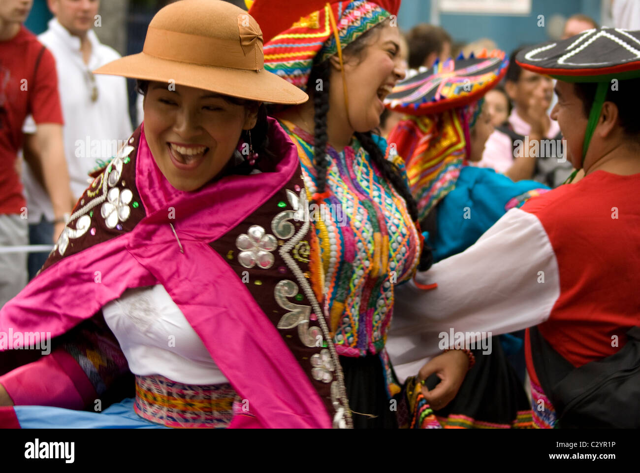Tanz im Carnaval del Pueblo Stockfoto