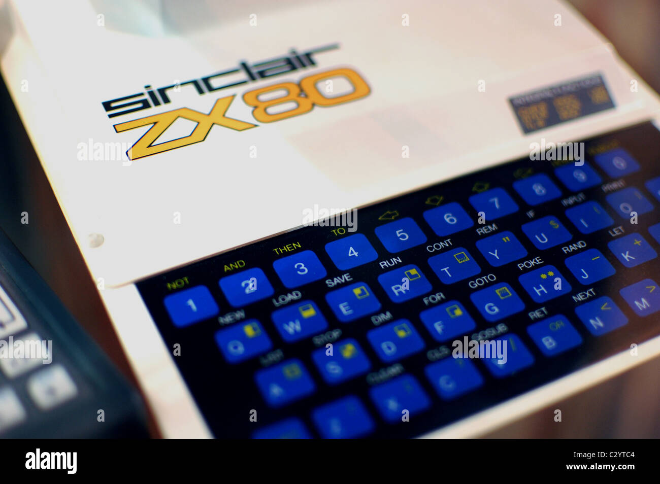 Sinclair ZX80 Personalcomputer Stockfoto