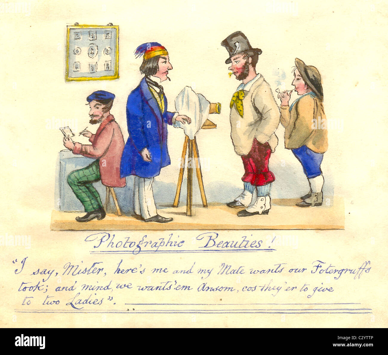 Fotografische Schönheiten! Eine Wasserfarbe des Fotostudios Stockfoto