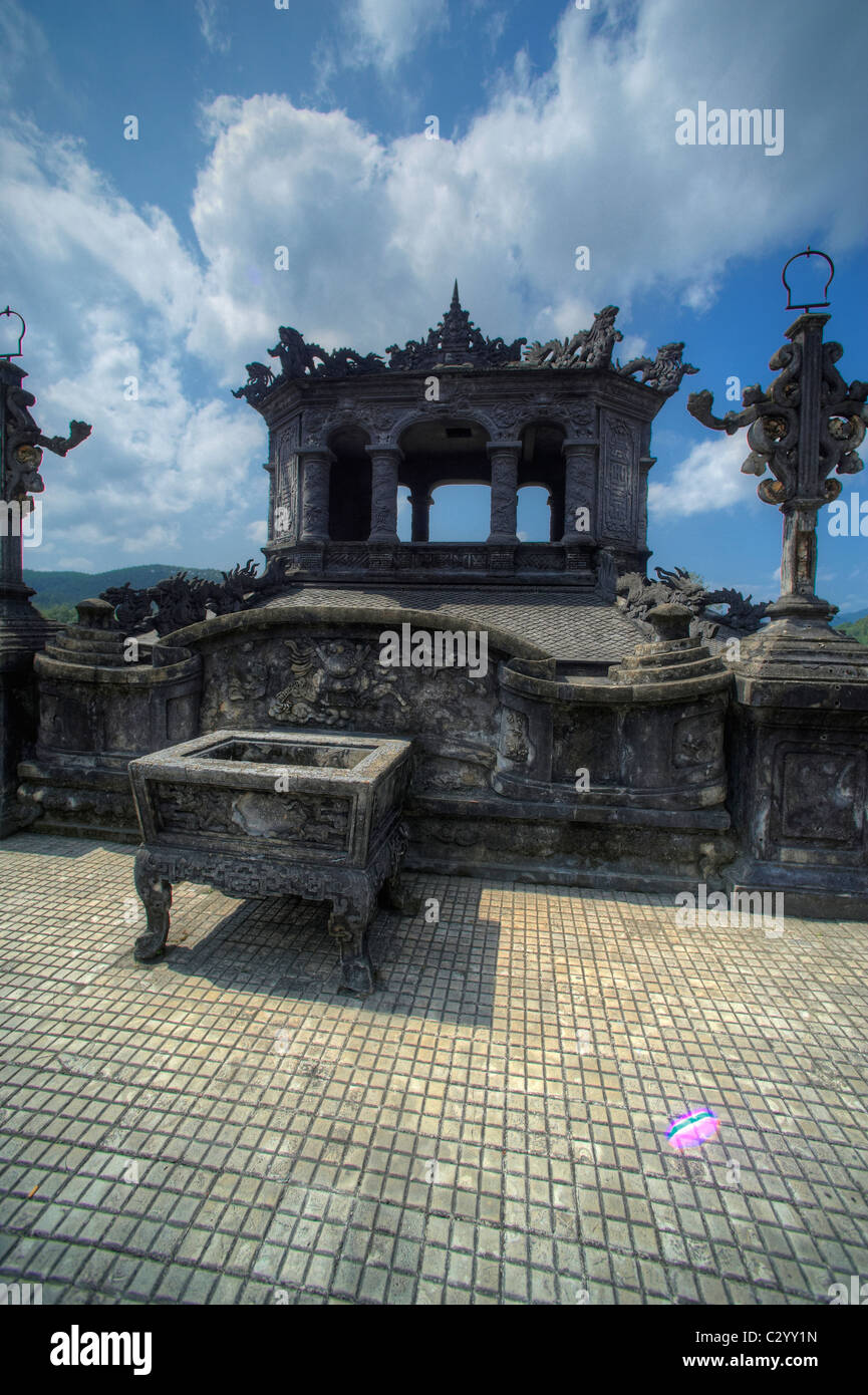 Farbton (化 in Chữ Nôm) ist das Kapital Stadt von Thừa Thiên - Hue Provinz, Vietnam. Stockfoto