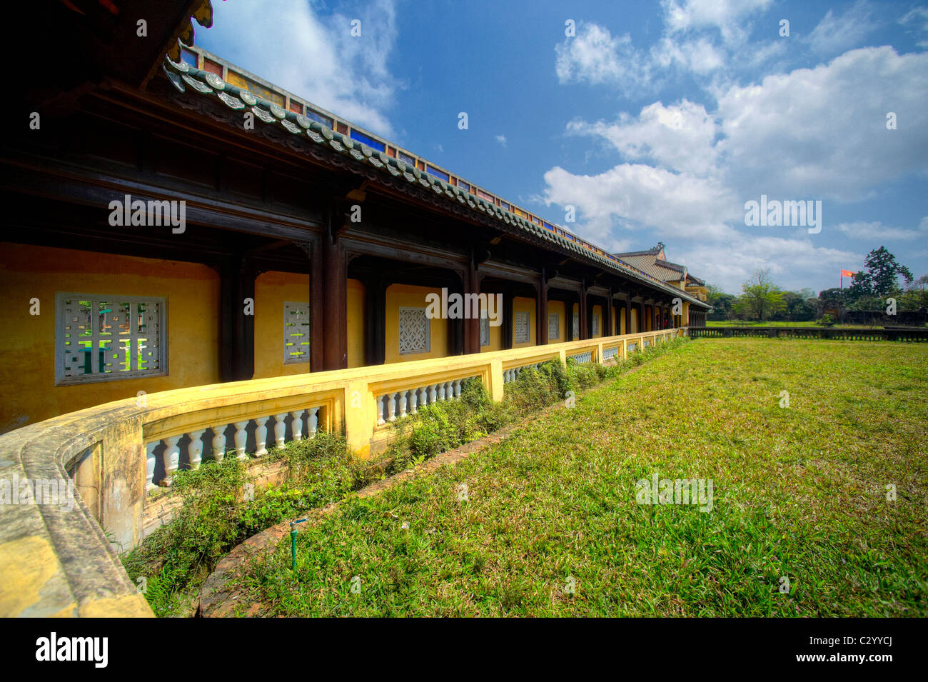 Farbton (化 in Chữ Nôm) ist das Kapital Stadt von Thừa Thiên - Hue Provinz, Vietnam. Stockfoto