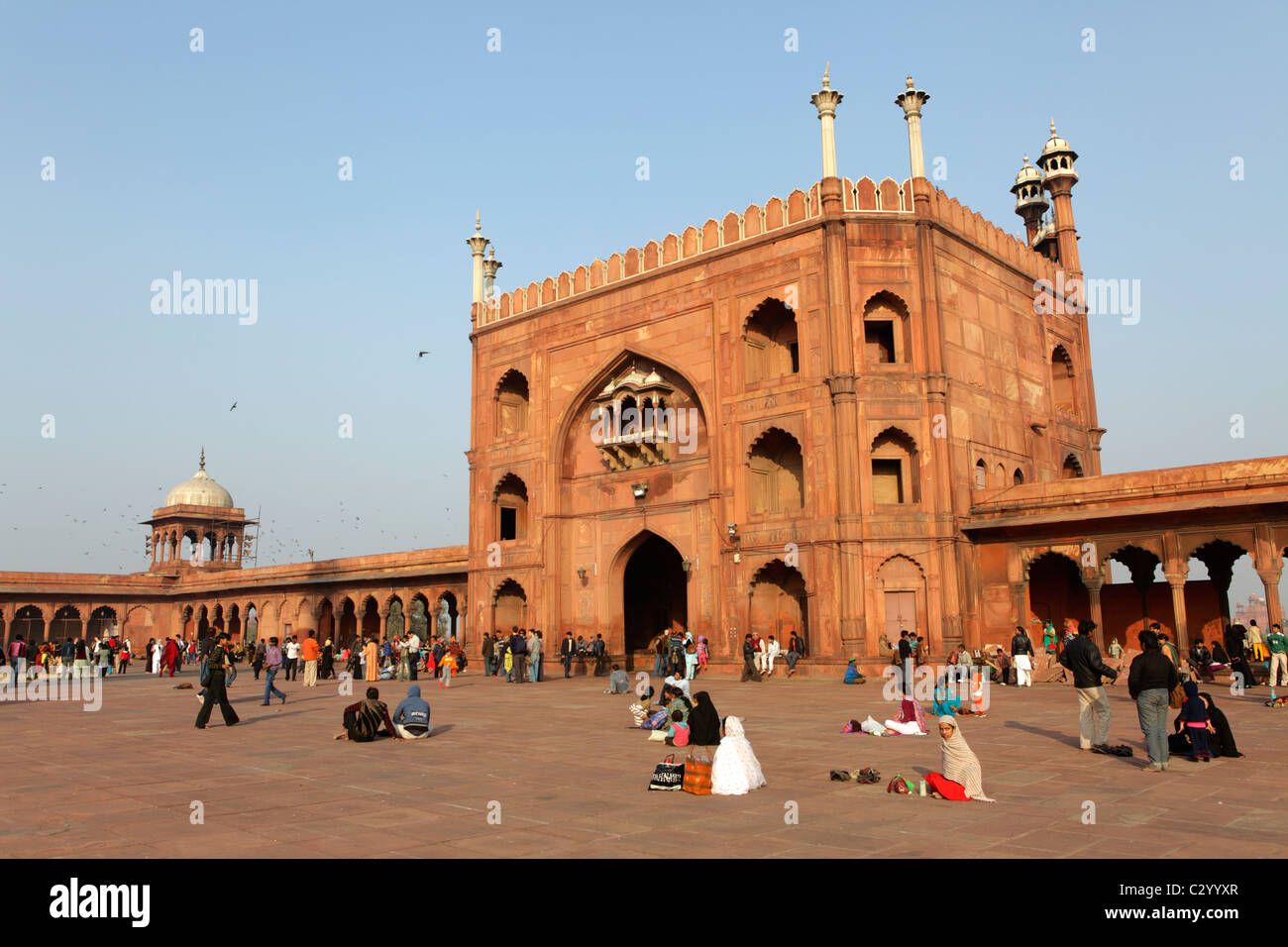 Moschee Jami Masjid in Fatehpur Sikri, Indien Stockfoto