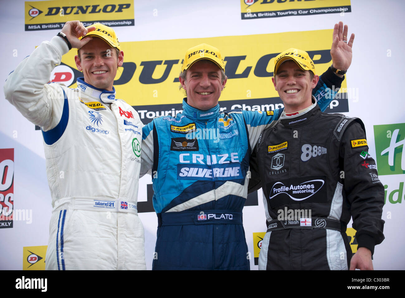 British Touring Car Championship 2011 in Brands Hatch Stockfoto