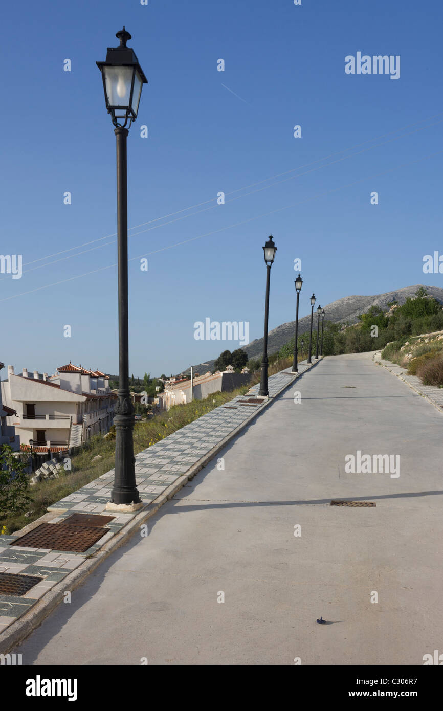 Unvollendet und verlassenen Bauvorhaben in der Stadt von Gogollos Vega, in der Nähe von Granada. Stockfoto