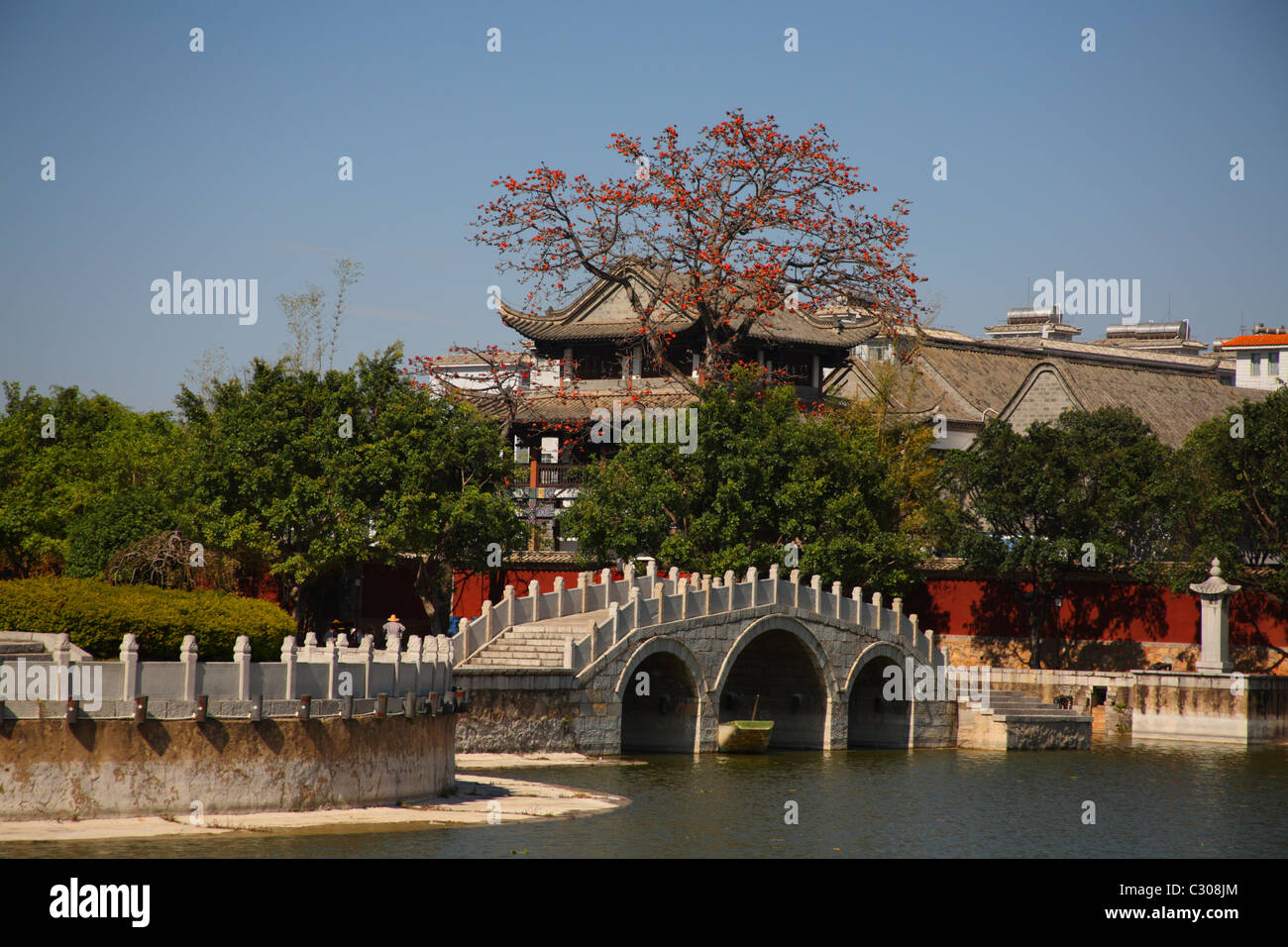 Chinesische asiatische Architektur Stockfoto