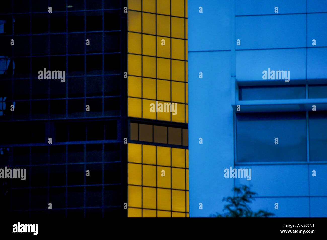 Stadt Gebäudedetails Stockfoto