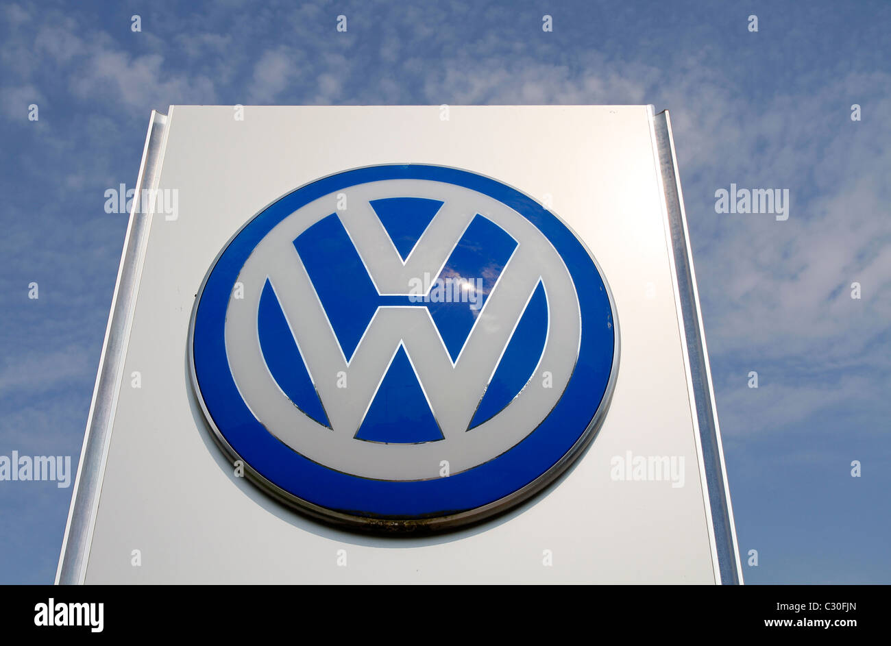 Volkswagen-logo Stockfoto