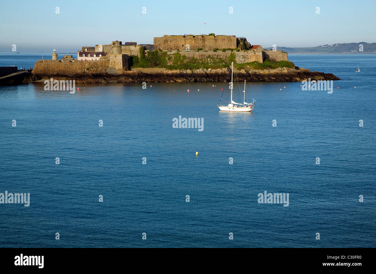 Castle Cornet Guernsey Kanalinseln Stockfoto