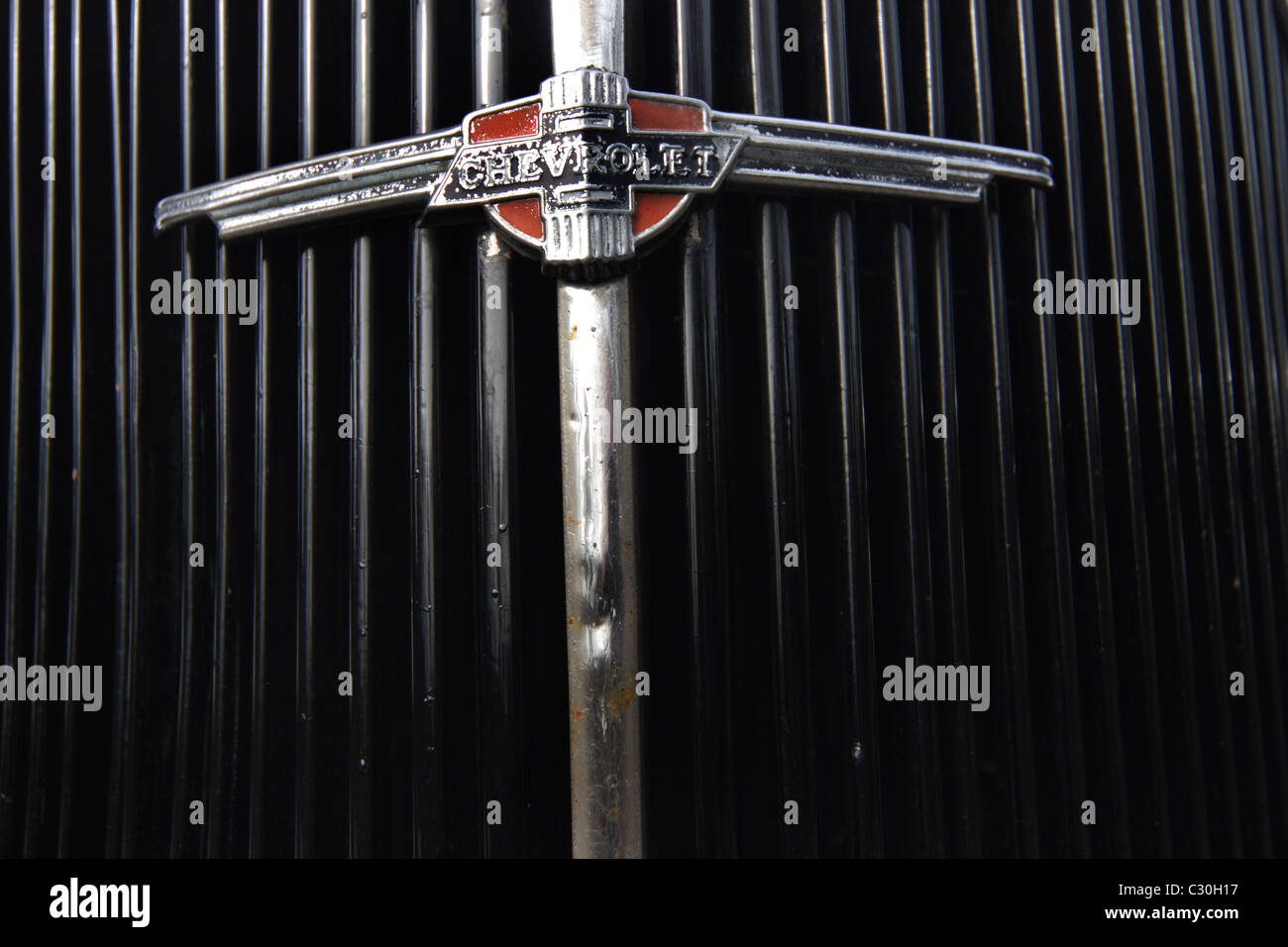 1937 Chevy Coupe grill Stockfotografie - Alamy