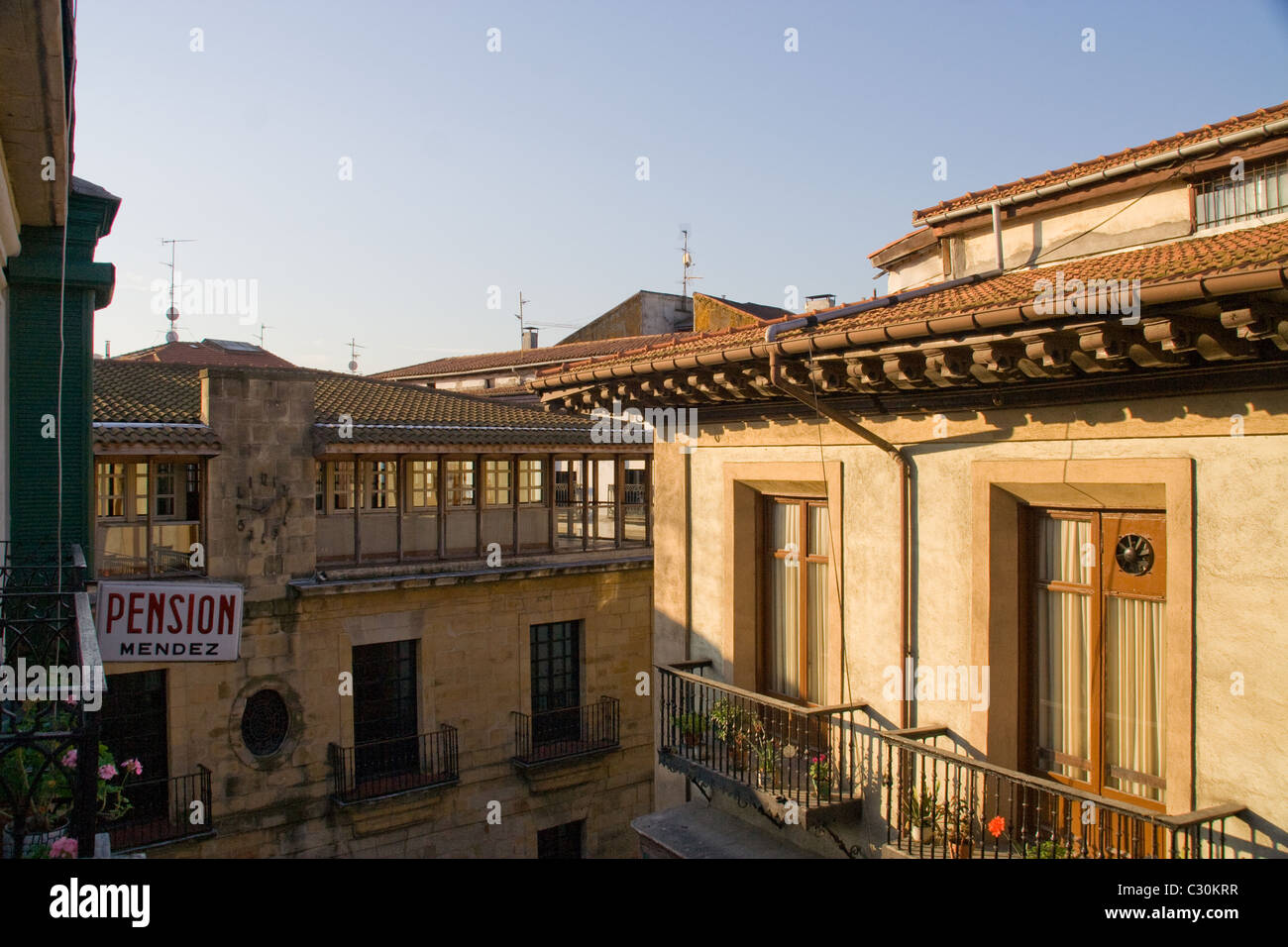 Dächer in der Innenstadt von Bilbao baskischen Land Spanien Stockfoto