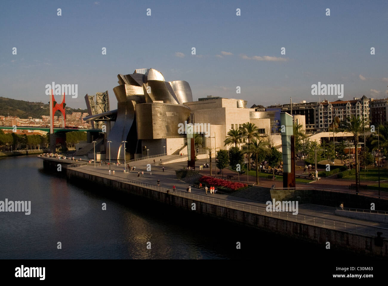 Guggenheimmuseum Bilbao Frank Gehry Stockfoto