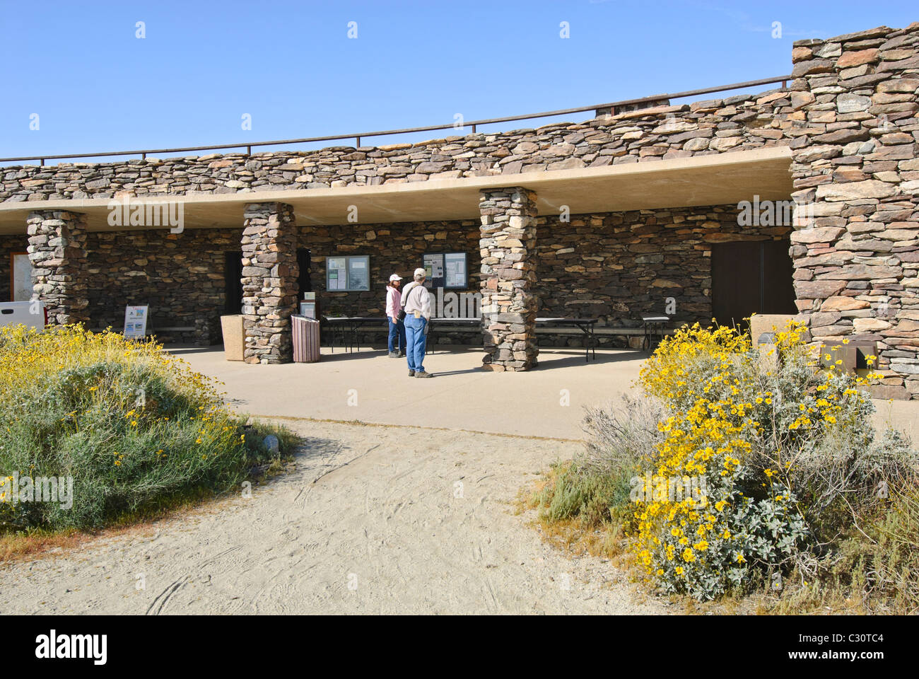 Ansicht der Anza Borrego Desert State Park. Stockfoto