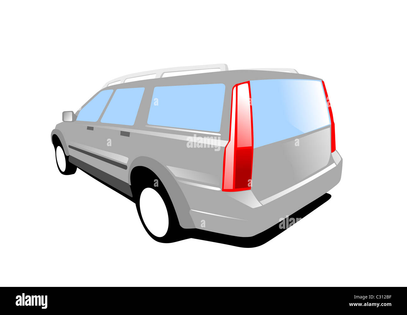 Großes Auto Stockfoto