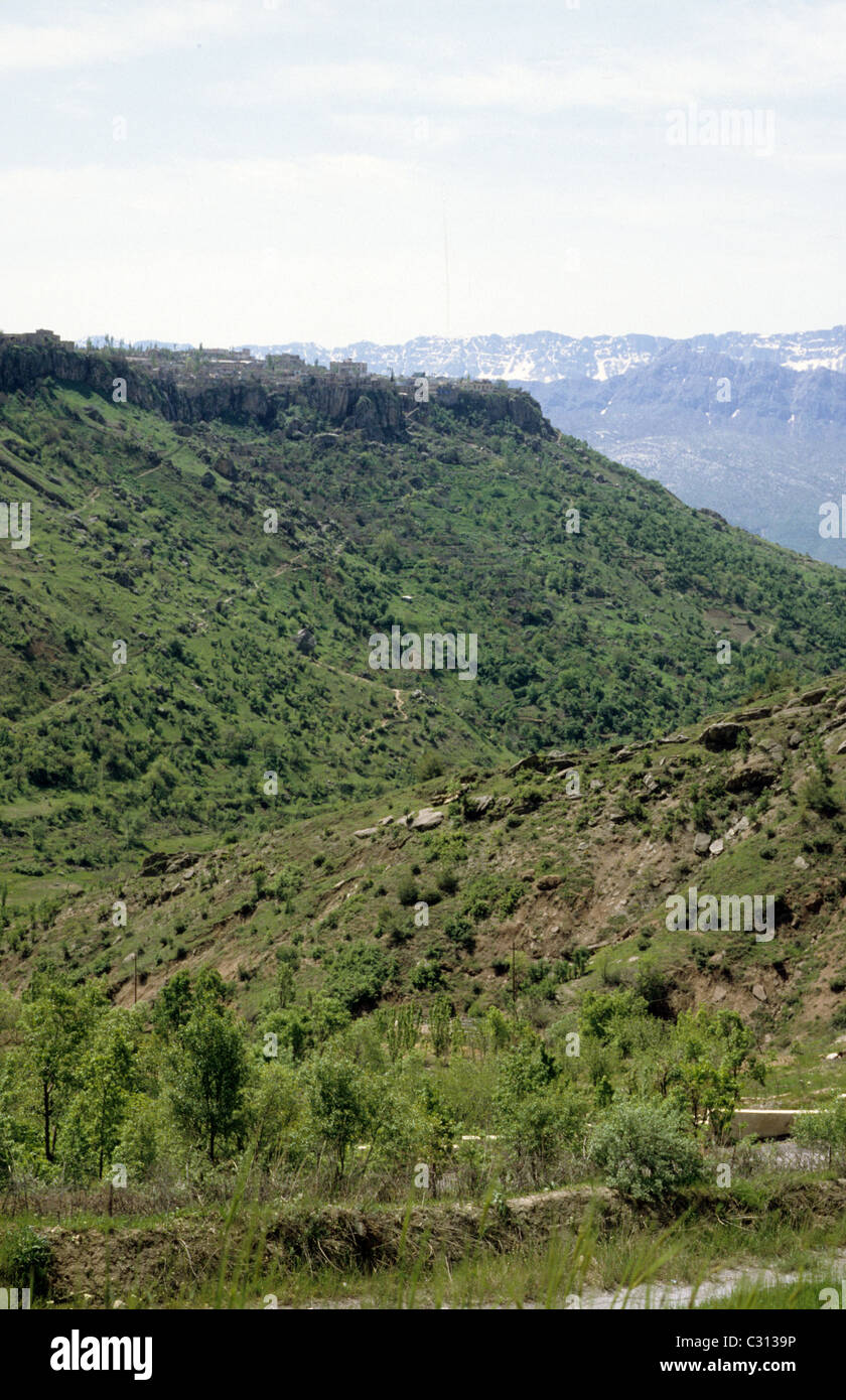 Iranisch-irakischen Grenze in Kurdistan in Zele Stockfoto