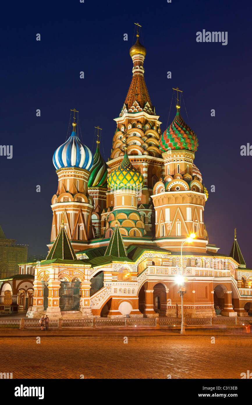 Basilius Kathedrale, Moskau, Russische Föderation Stockfoto