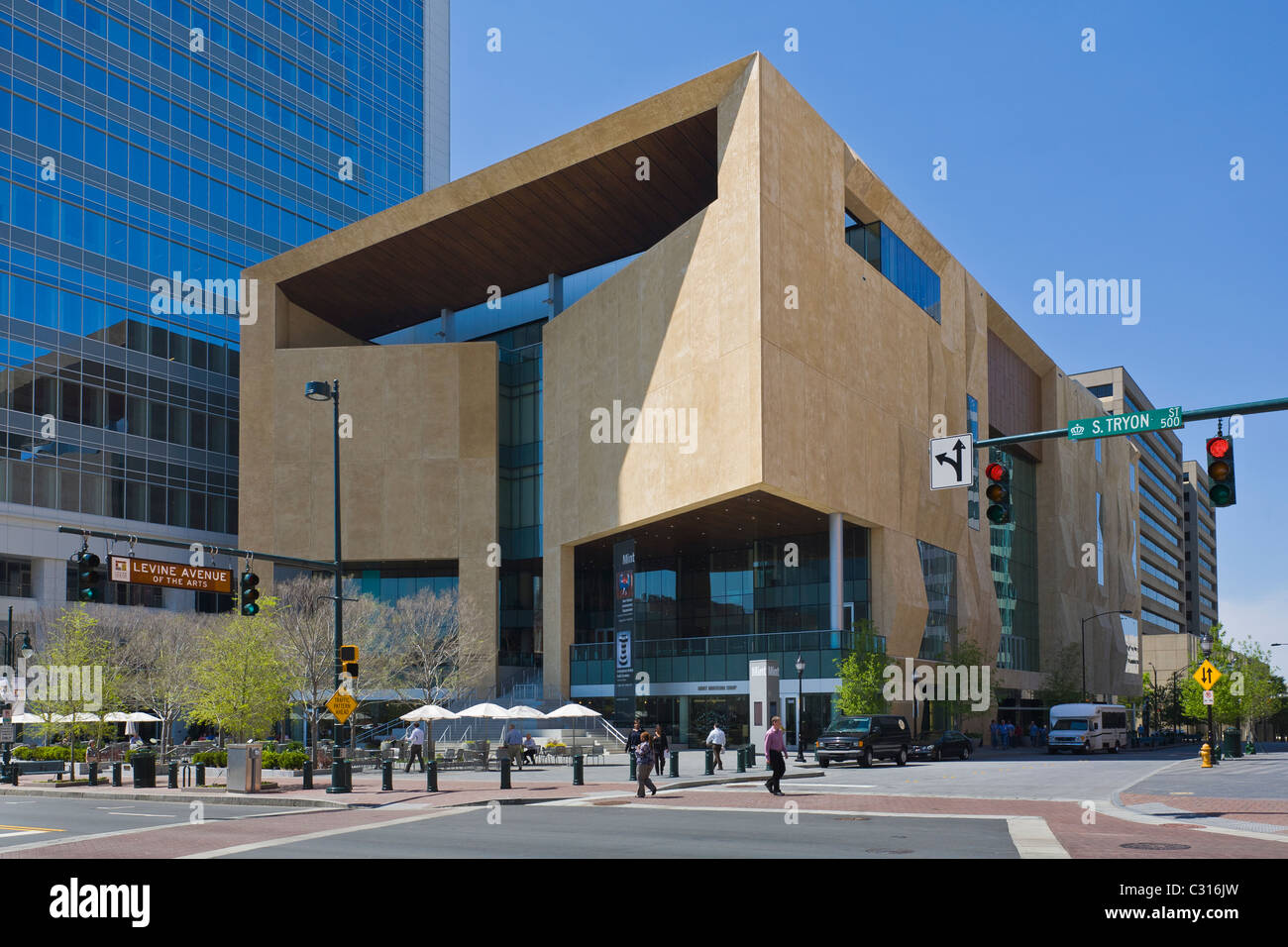 Mint Museum in der Innenstadt von Charlotte, North Carolina Stockfoto