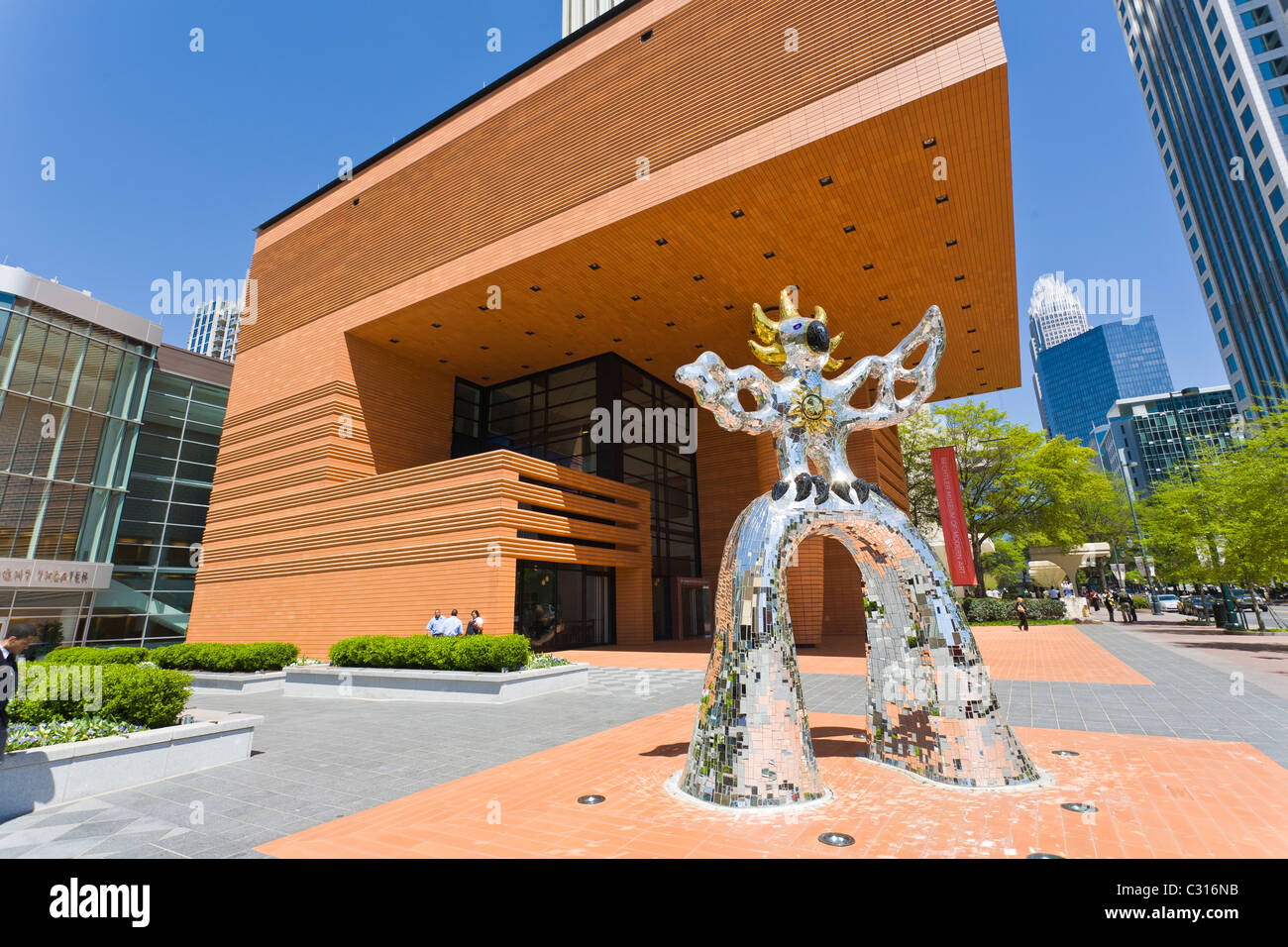 Das Bechtler Museum of Modern Art in der Innenstadt von Charlotte, North Carolina Stockfoto
