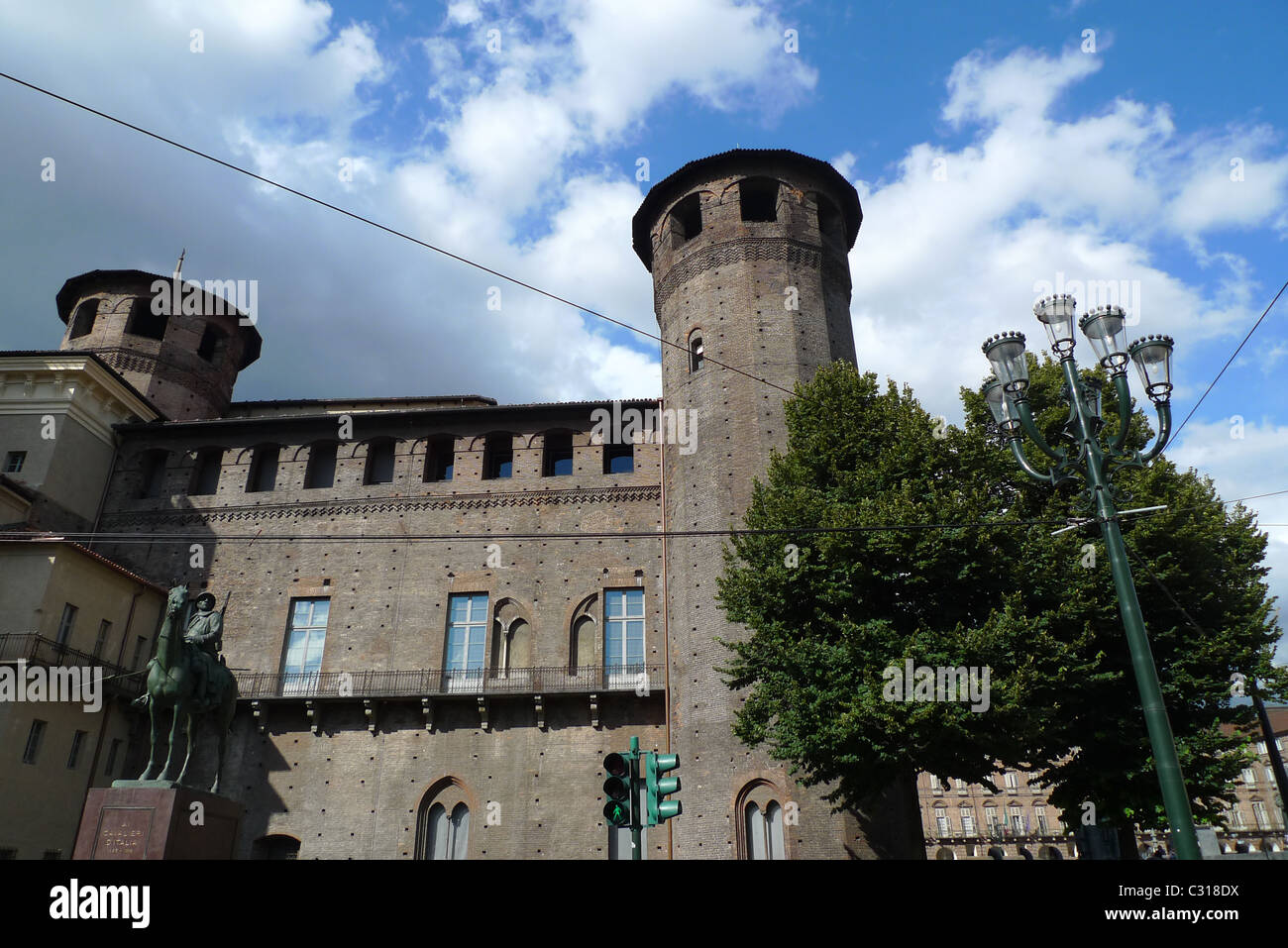 Palazzo Madama historische Gebäude (Königlicher Palast) in Turin, Italien Stockfoto