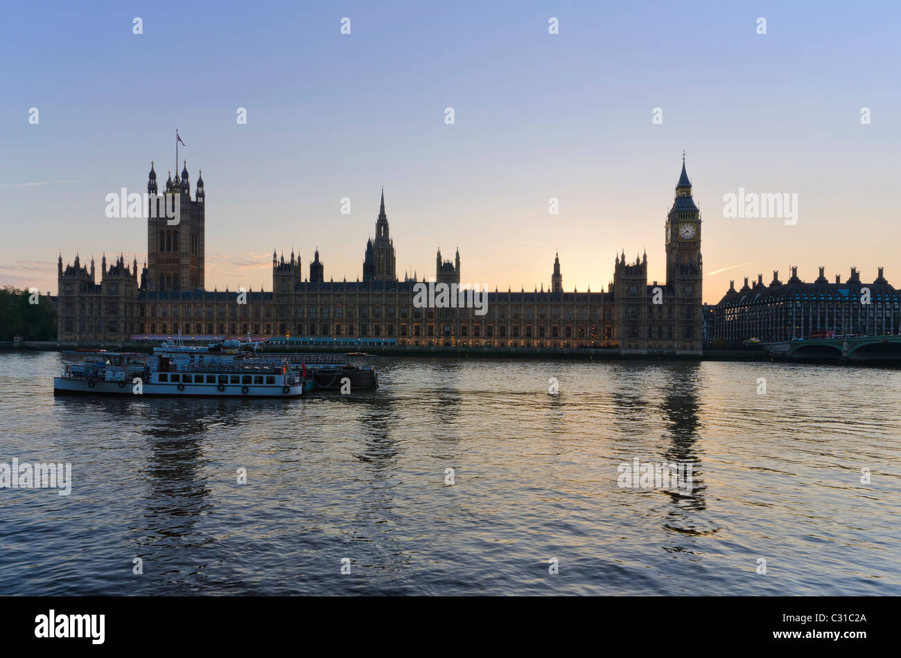 Houses of Parliament in London, Großbritannien Stockfoto