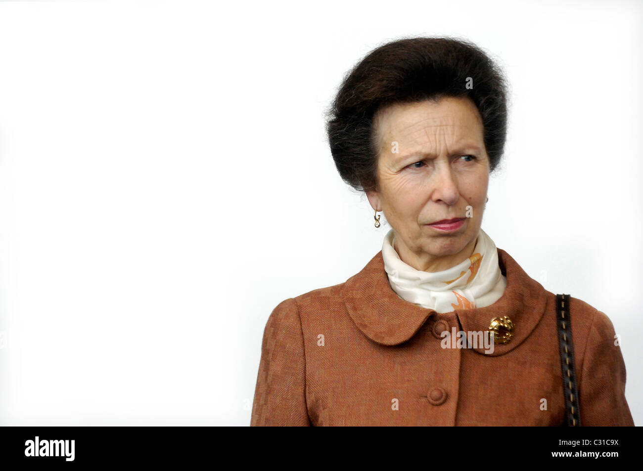 Ihre Königliche Hoheit Prinzessin Anne, The Princess Royal bei einem Besuch in Glasgow Science Center abgebildet. 20. April 2011 Stockfoto