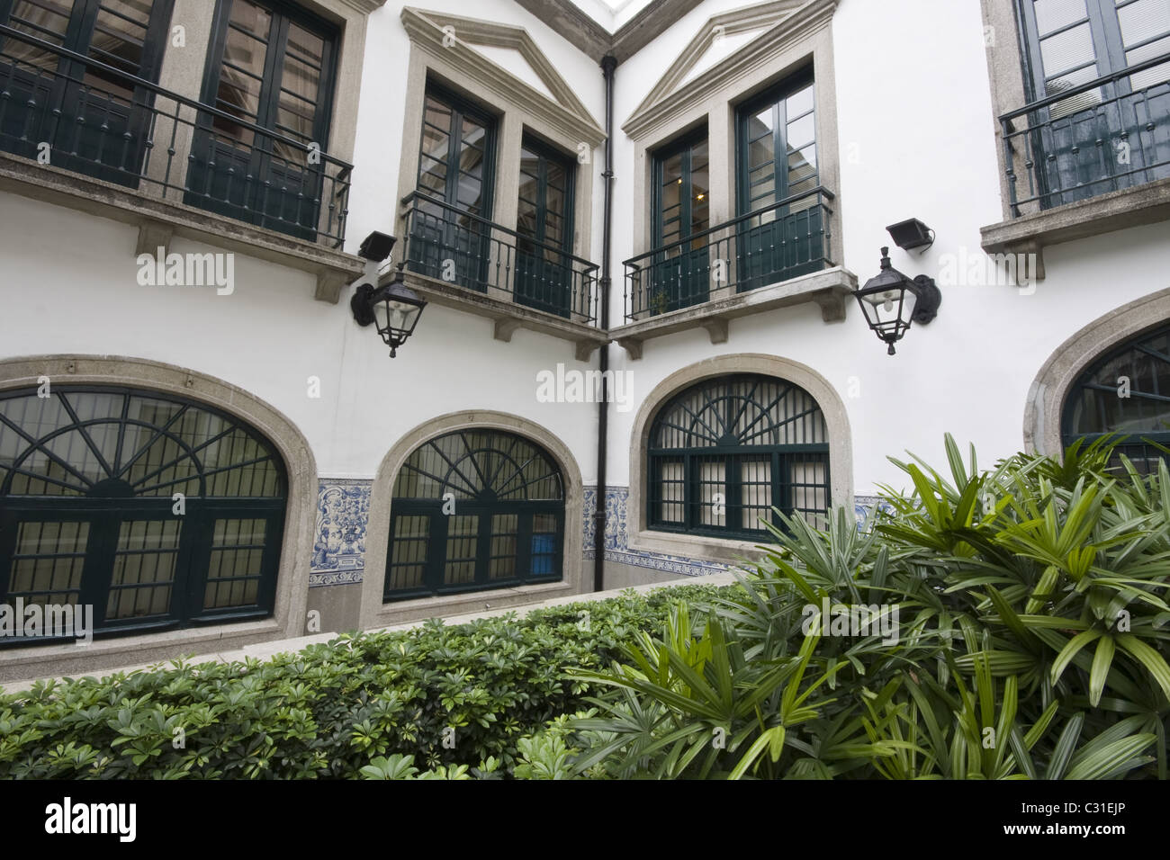 Es ist ein Garten im westlichen Stil in macau Stockfoto