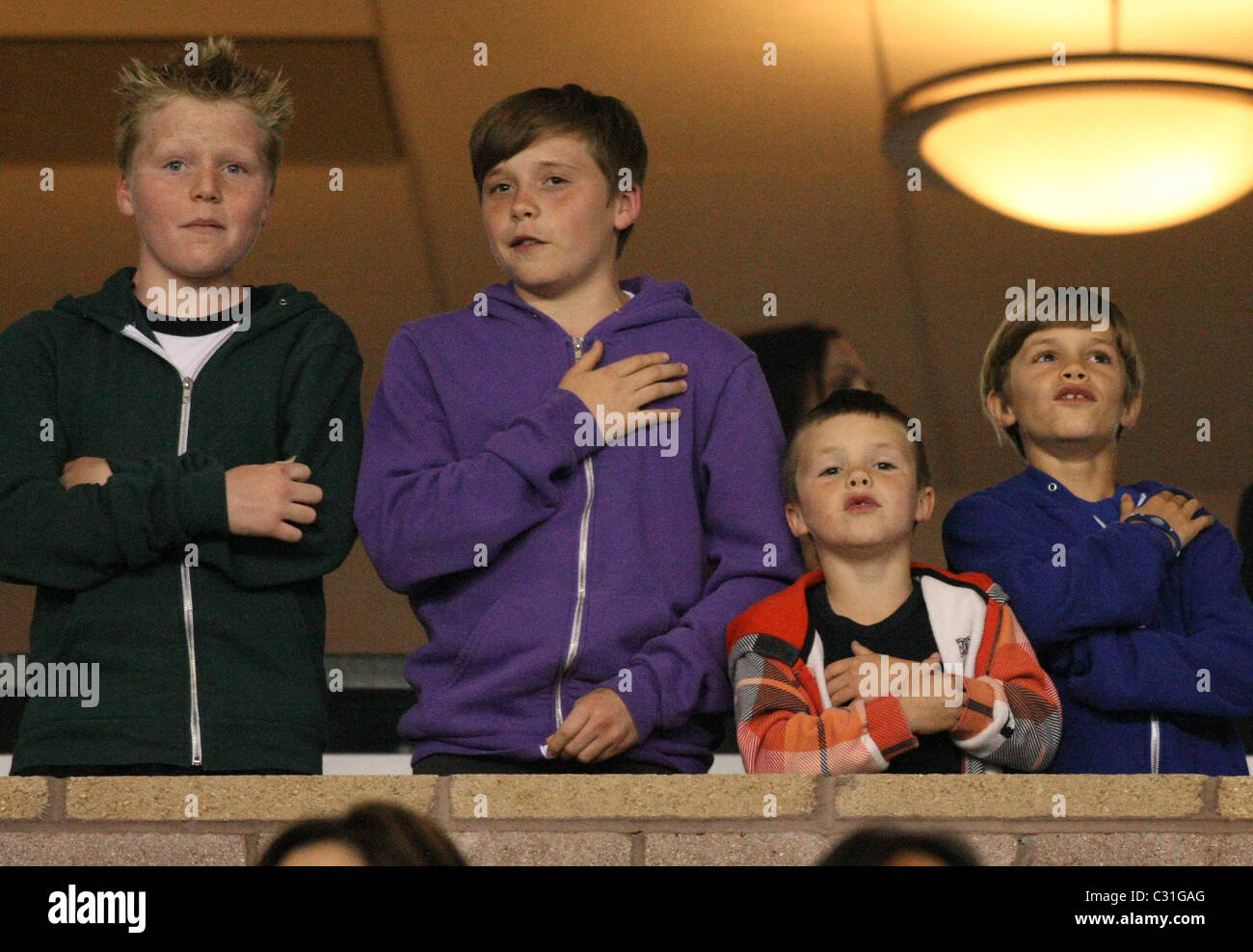 Jack Ramsay Brooklyn Beckham Cruz Beckham Romeo Beckham