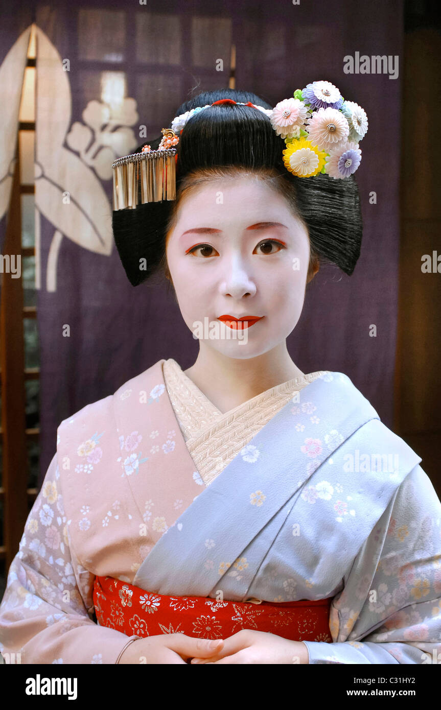 GEISHA, KYOTO, JAPAN, ASIEN Stockfoto