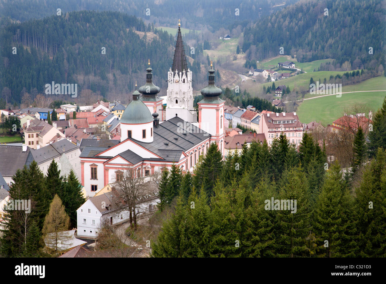 Basilika Mariazell - Heiligtum aus Österreich Stockfoto