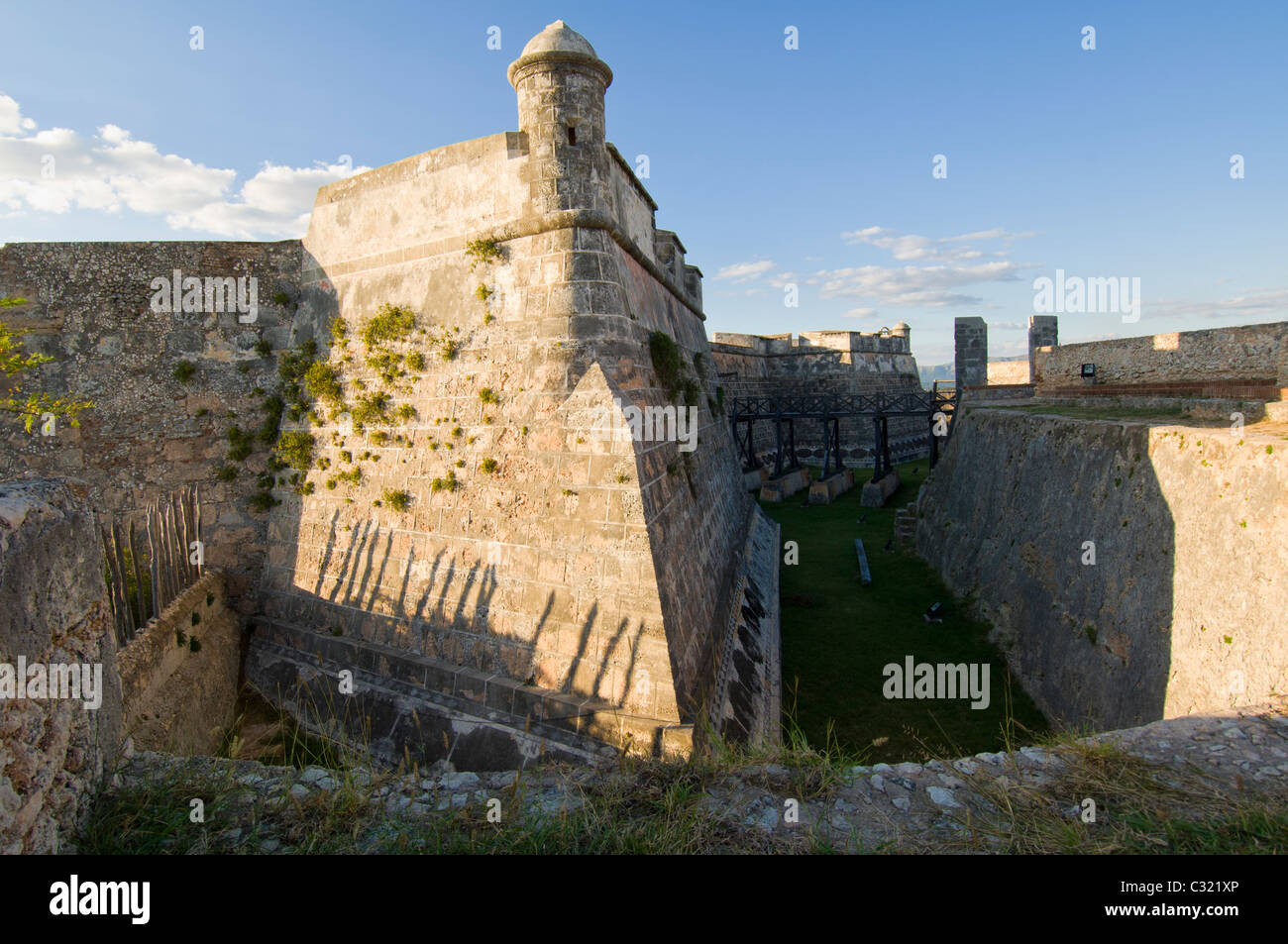 Festung San Pedro De La Roca oder Castillo del Morro, Santiago De Cuba, Kuba Stockfoto