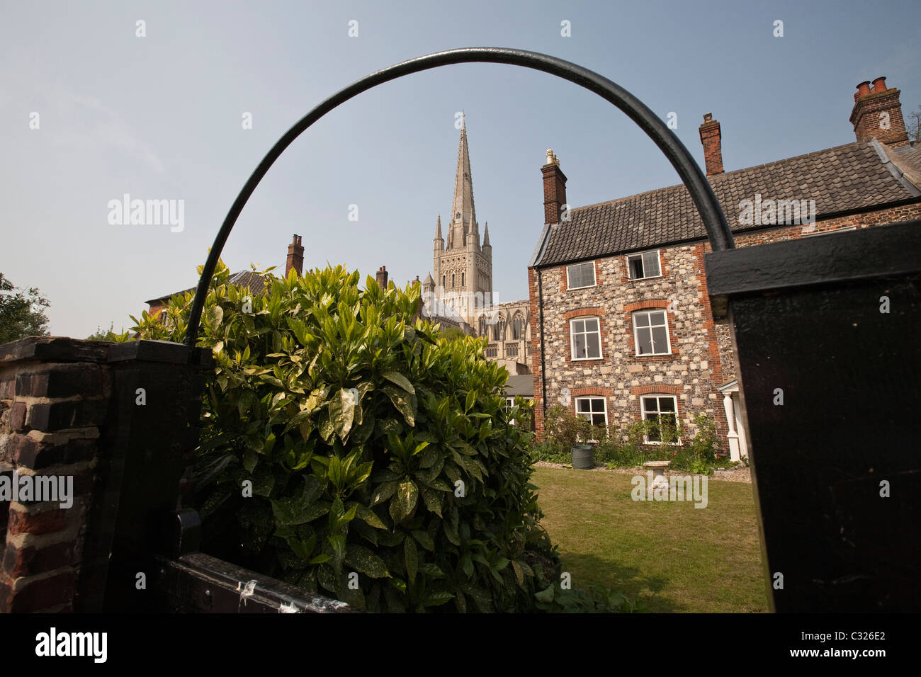 Norwich Kathedrale Norfolk Stockfoto