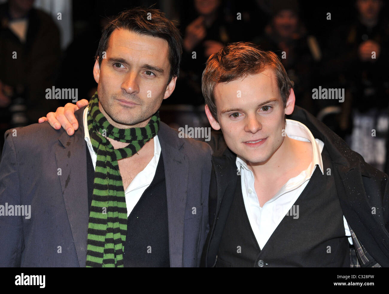 Alastair Mackenzie und James Anthony Pearson The Times BFI London Film Festival: New Town Killers - offizielle Screening abgehaltenen Stockfoto