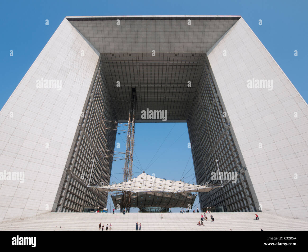 La Grande Arche in La Défense Viertel von Paris in Frankreich Stockfoto