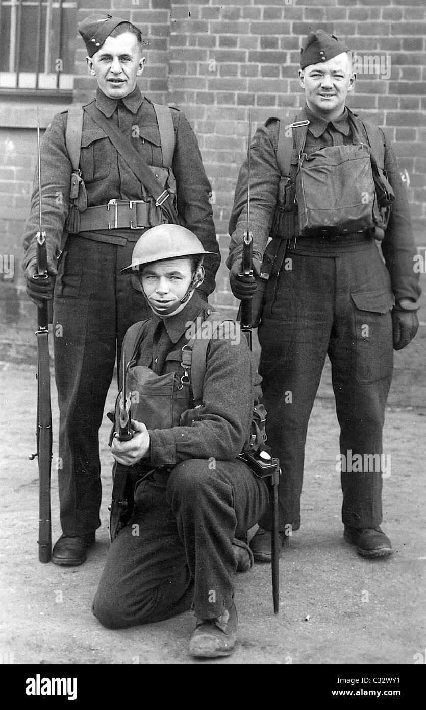 Kanadische Soldaten, WW11. Stockfoto