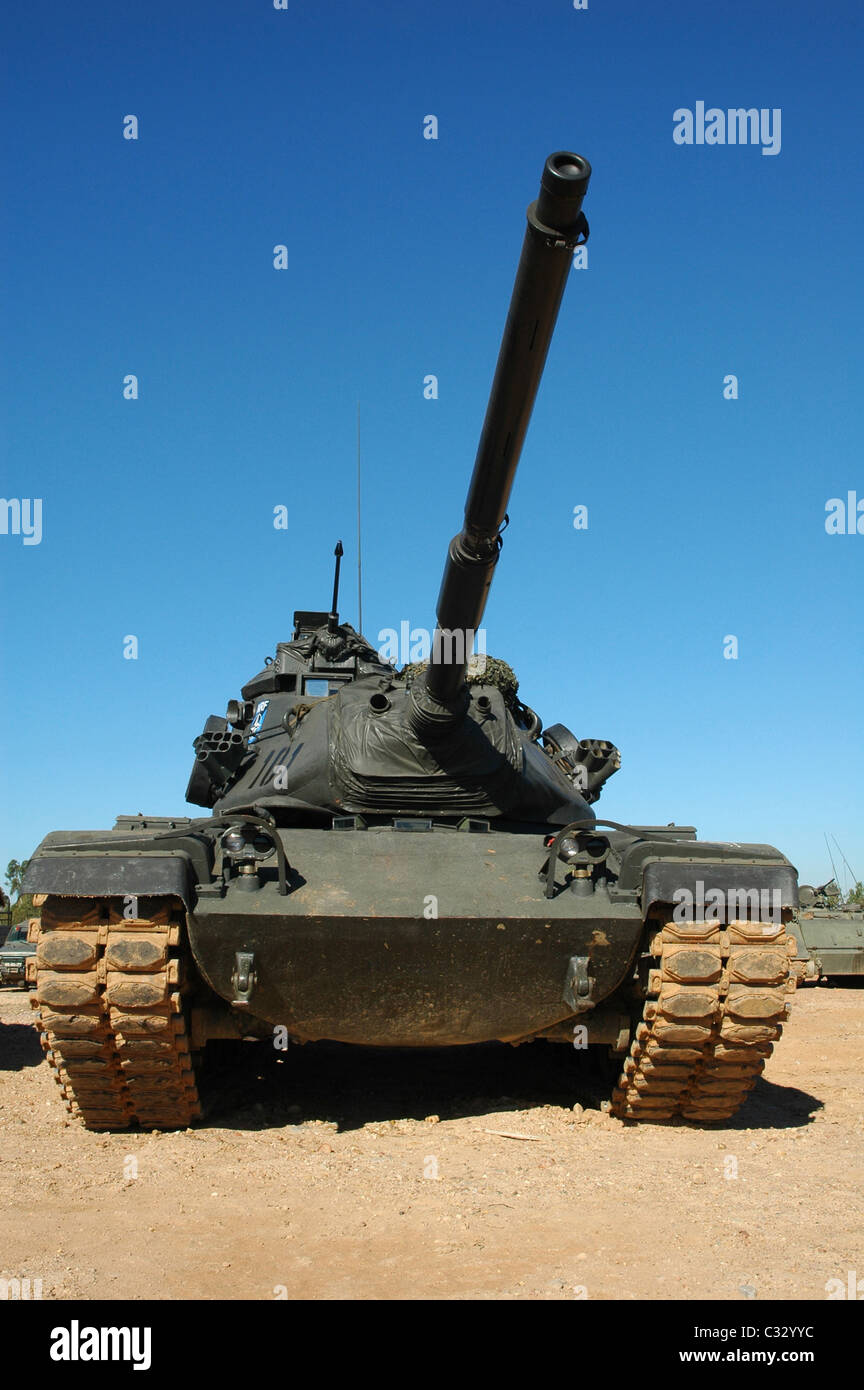 M60 Panzer, Kampfpanzer mit einer 105 mm Kanone Stockfoto