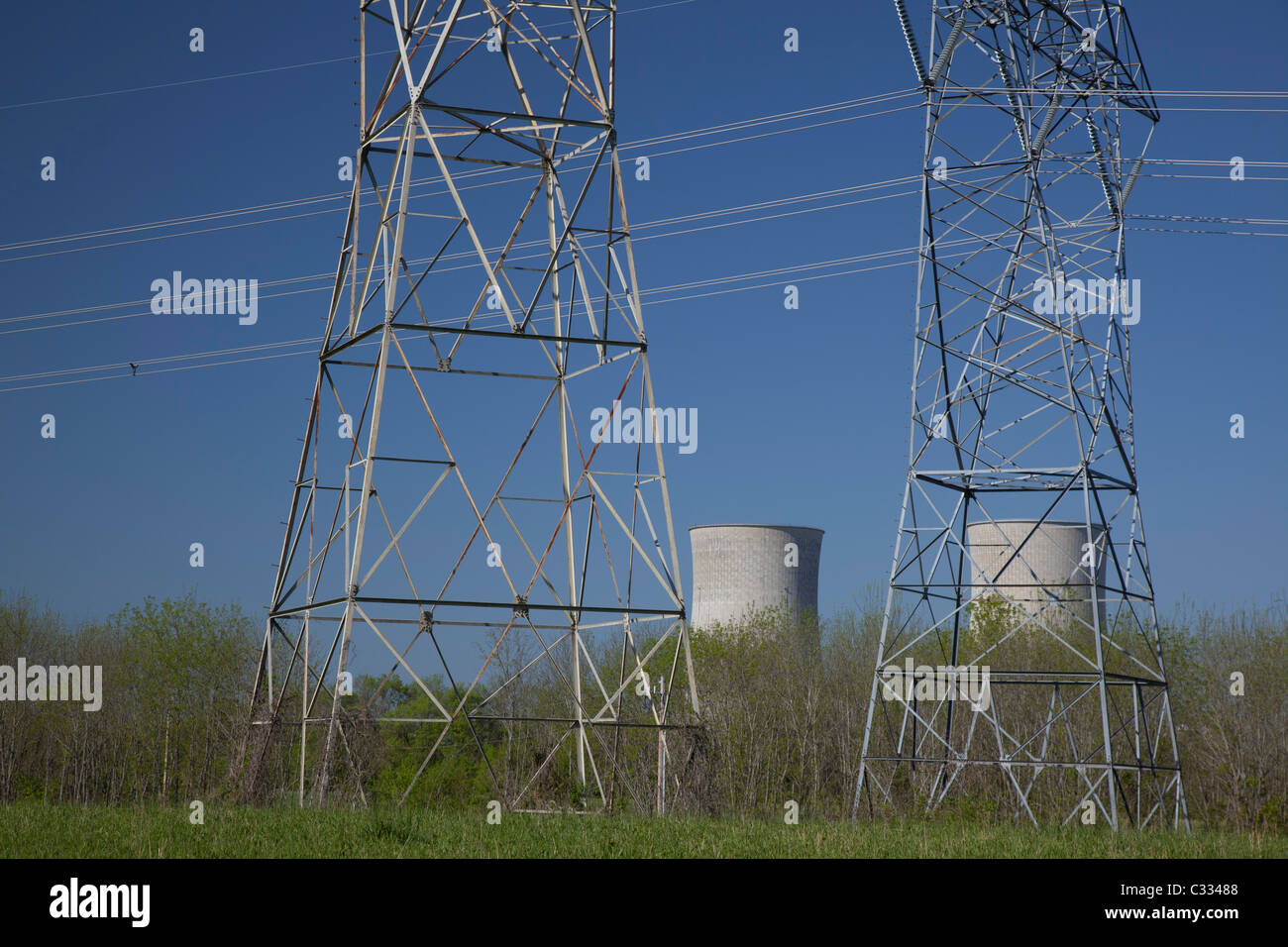 Watts Bar nukleare Kraftwerk Stockfoto