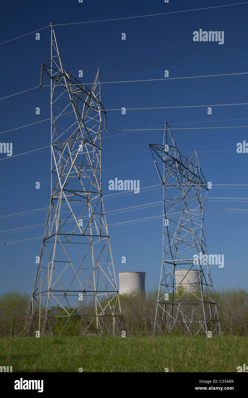 Watts Bar nukleare Kraftwerk Stockfoto