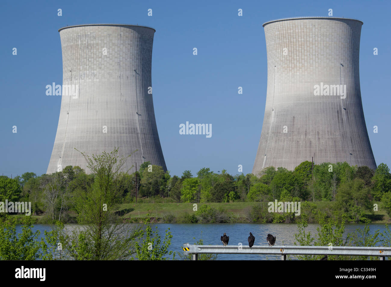 Watts Bar nukleare Kraftwerk Stockfoto