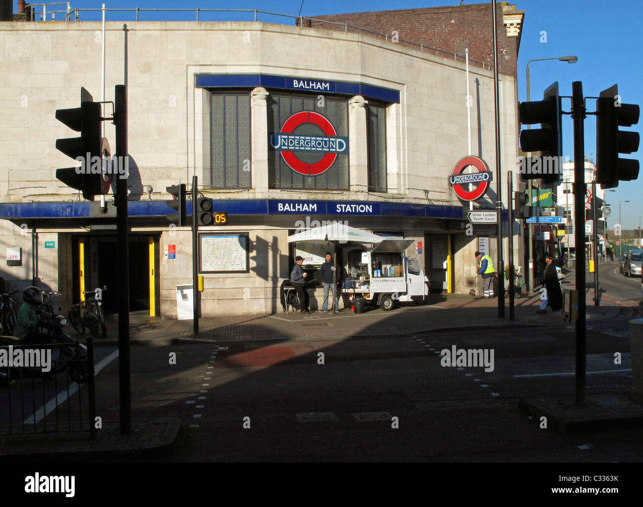 U-Bahnhof Balham Stockfoto