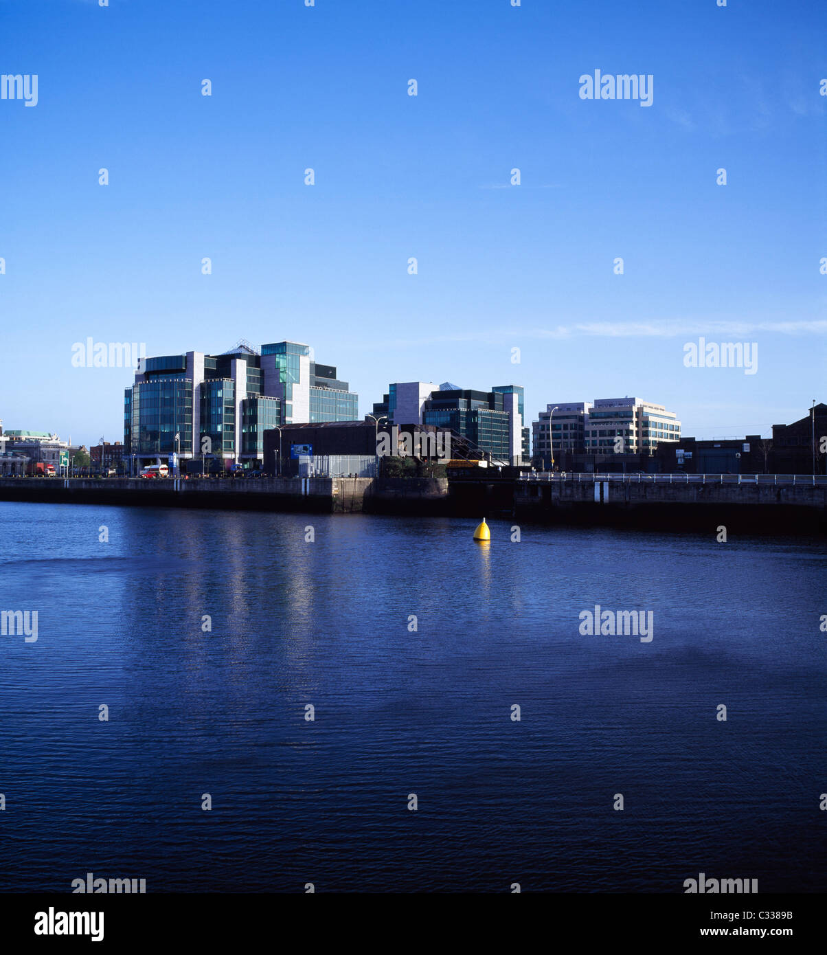 Dublin, Co. Dublin, Irland, Customs House Financial Services Centre Stockfoto