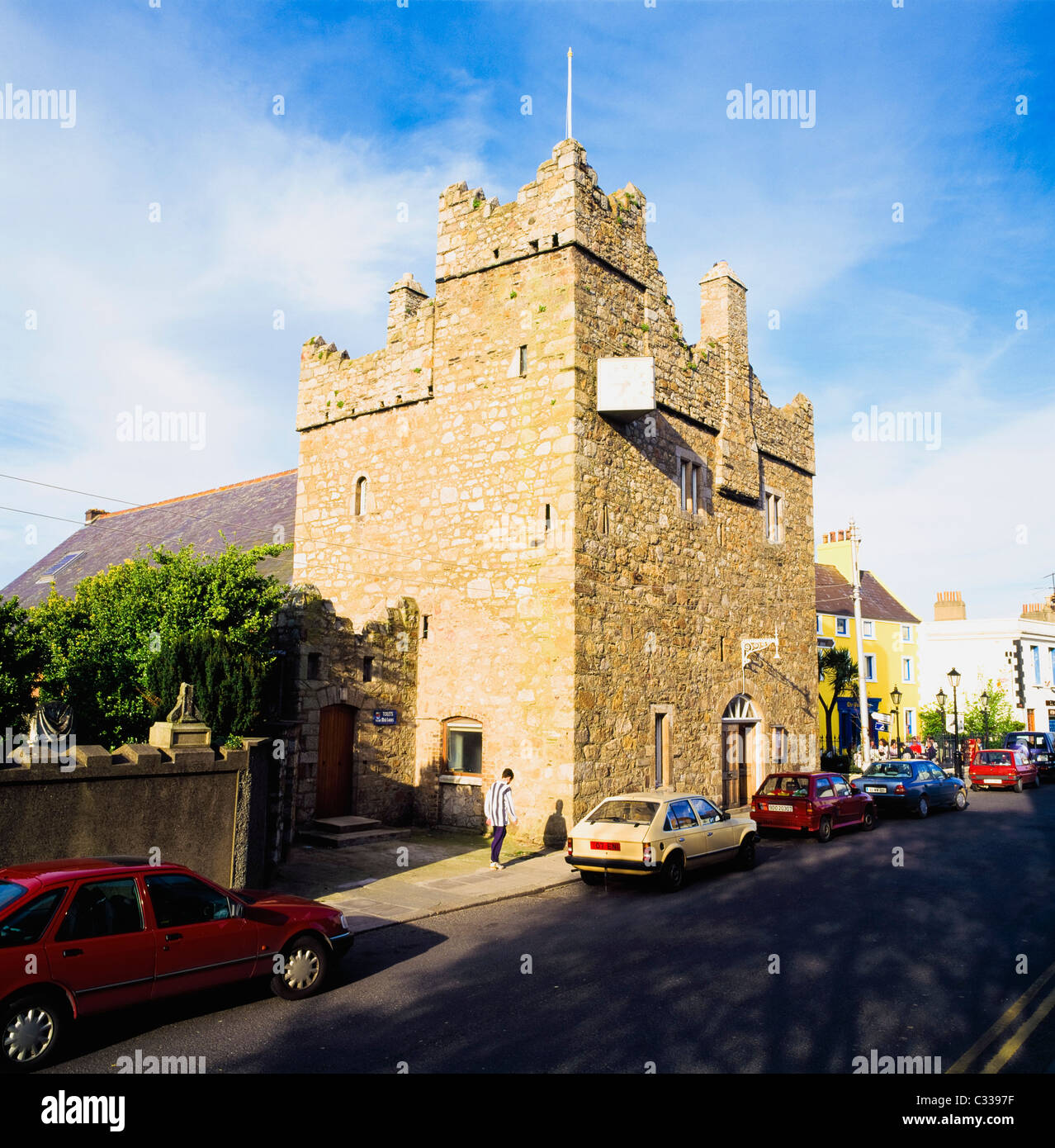 Dalkey Dorf, Co Dublin, Irland, Archbolds Castle Stockfoto