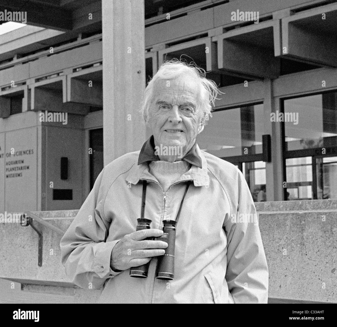 Ornithologe, Roger Tory Peterson 1981 Stockfoto