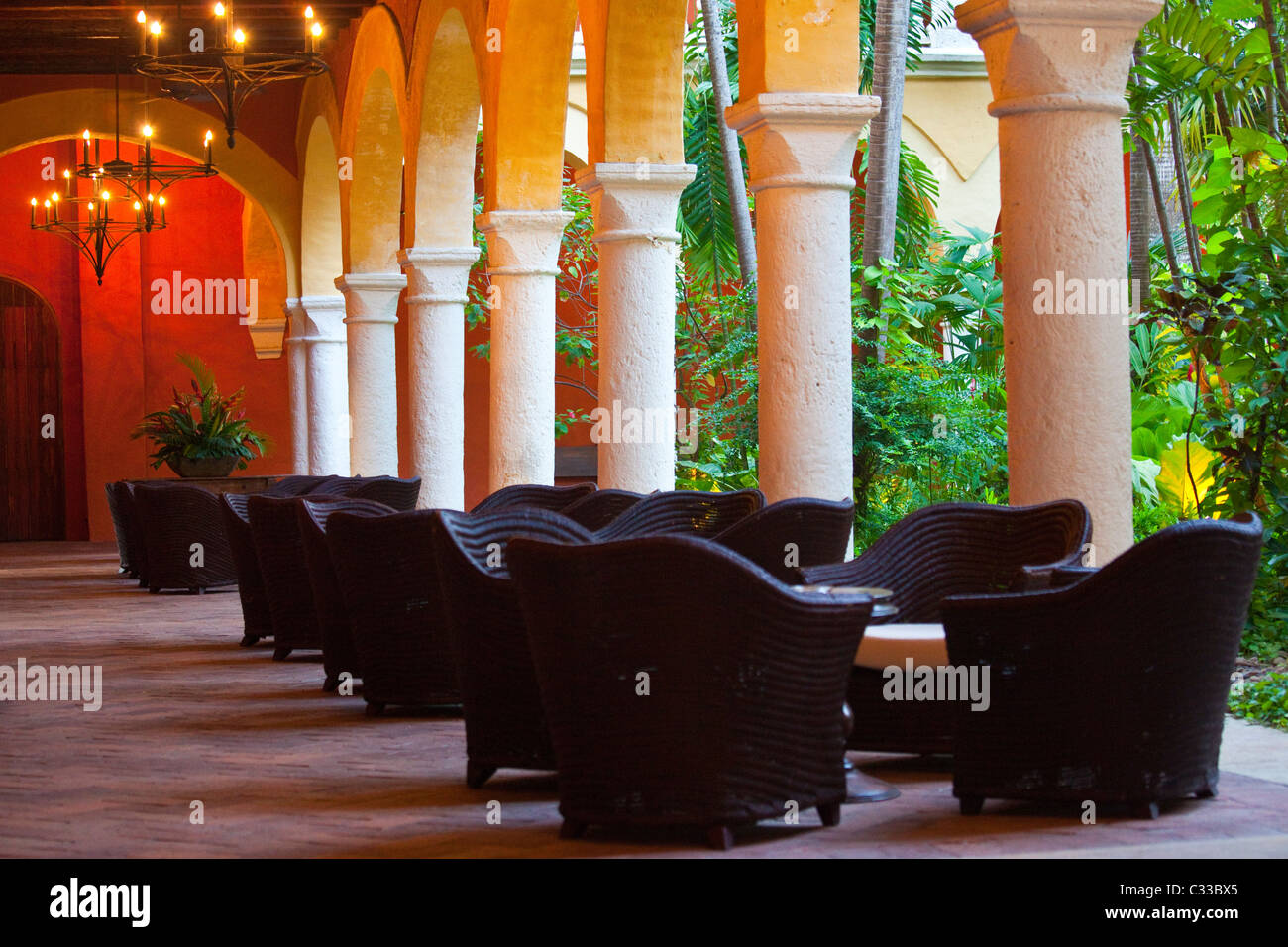 Sofitel Santa Clara Hotel, Cartagena, Kolumbien Stockfoto