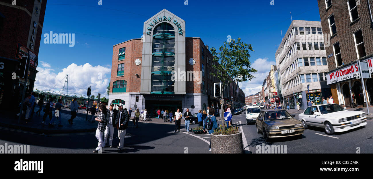 Limerick City, Co Limerick, Irland; Straßenbild Stockfoto