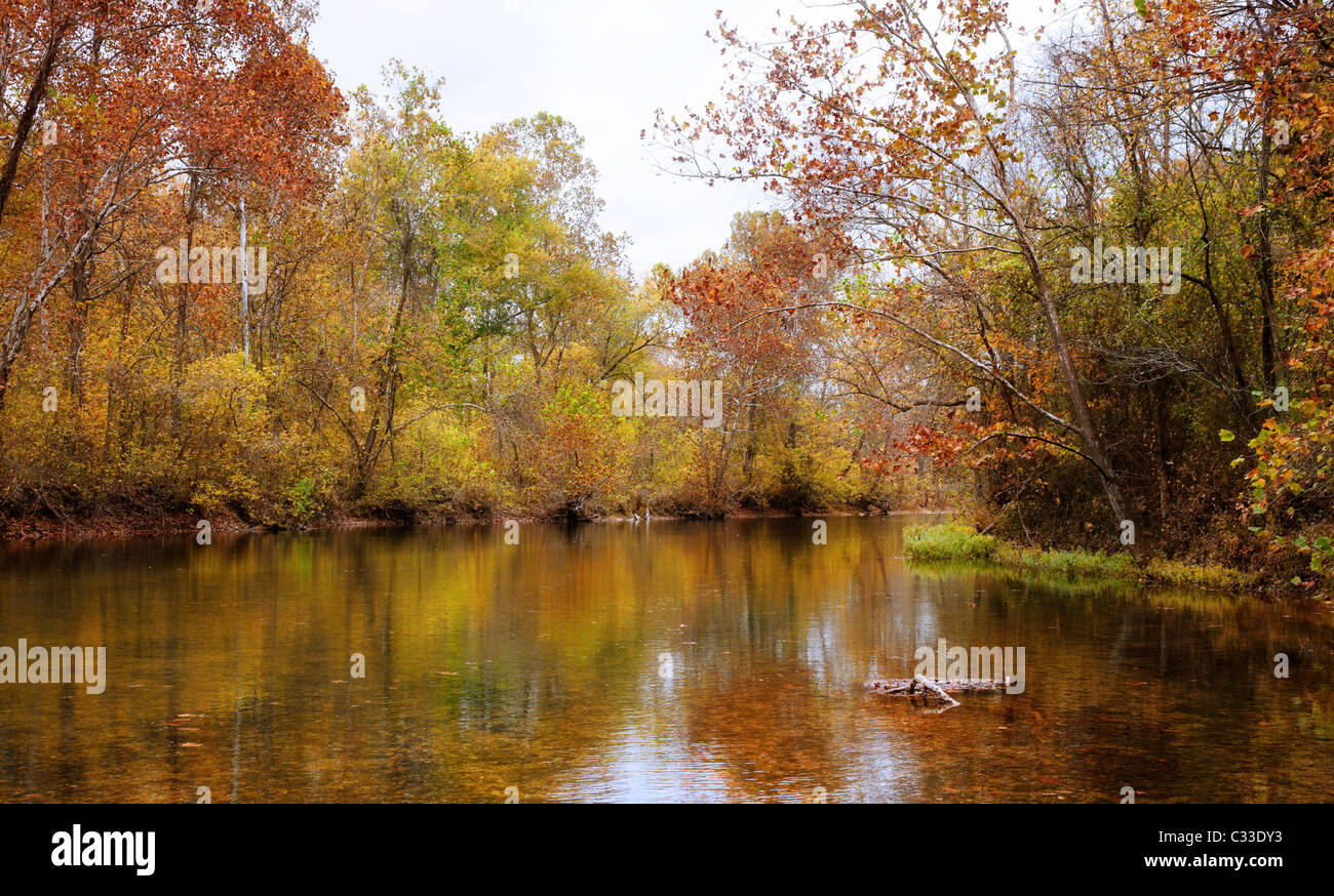 schöne Szene von Missouri im Herbst oder im Herbst Stockfoto