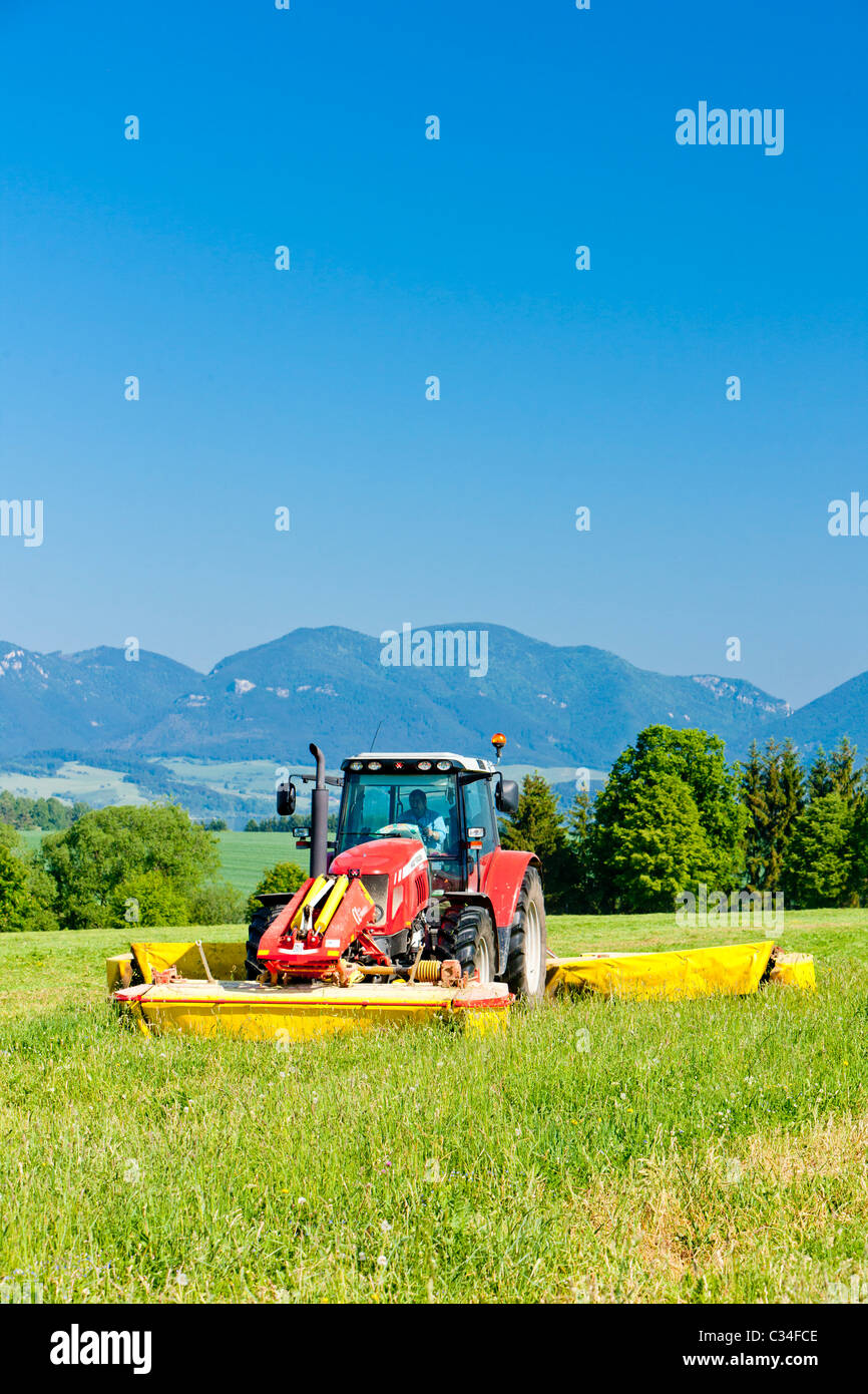 Traktor, Slowakei Stockfoto