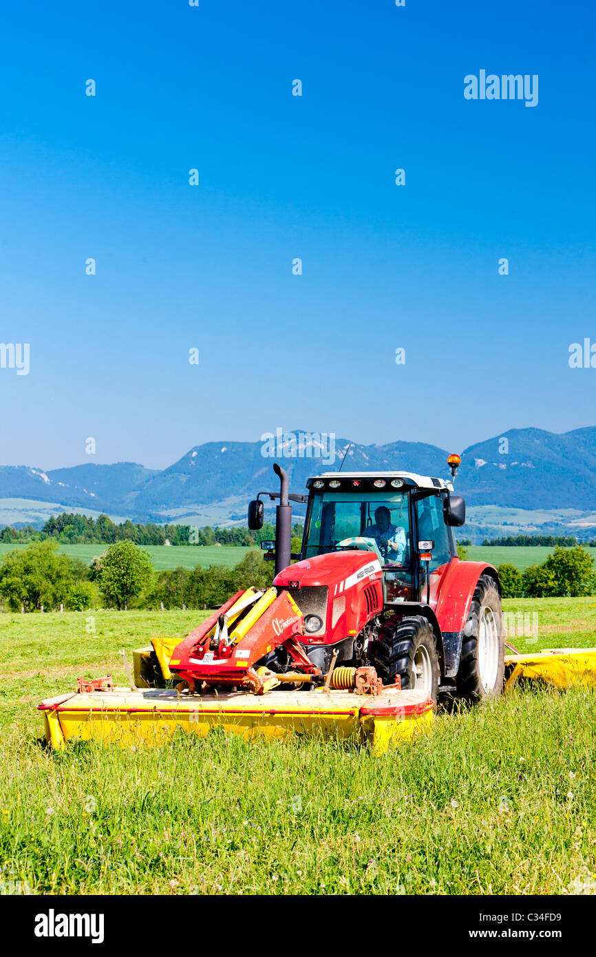 Traktor, Slowakei Stockfoto