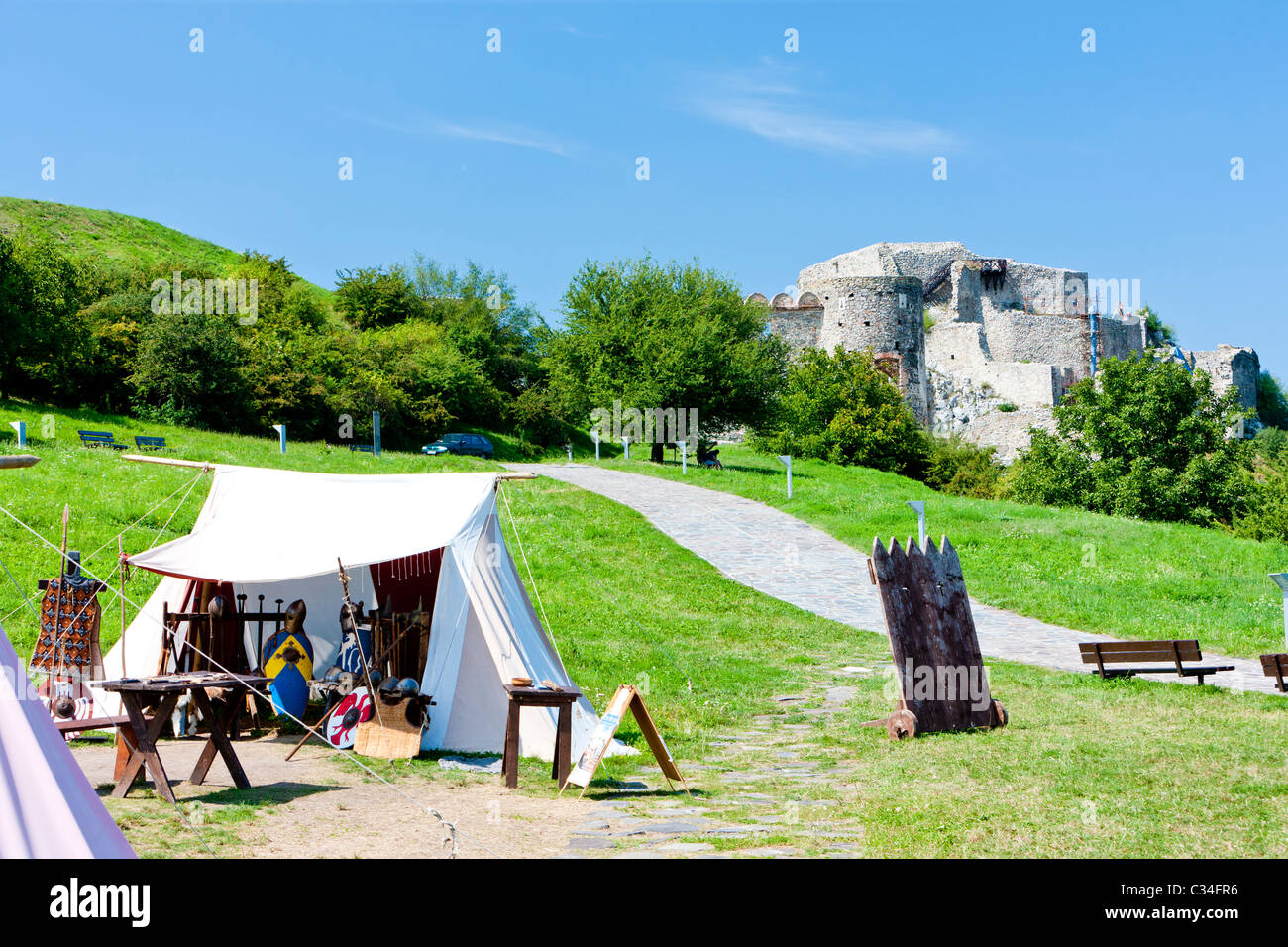 Burg Devin, Slowakei Stockfoto