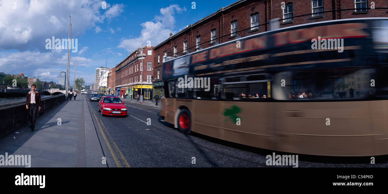 Aston Quay, Dublin, Co. Dublin, Straßenbild Stockfoto