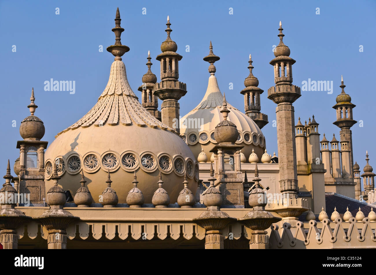 Royal Pavillon Brighton Sussex UK Stockfoto