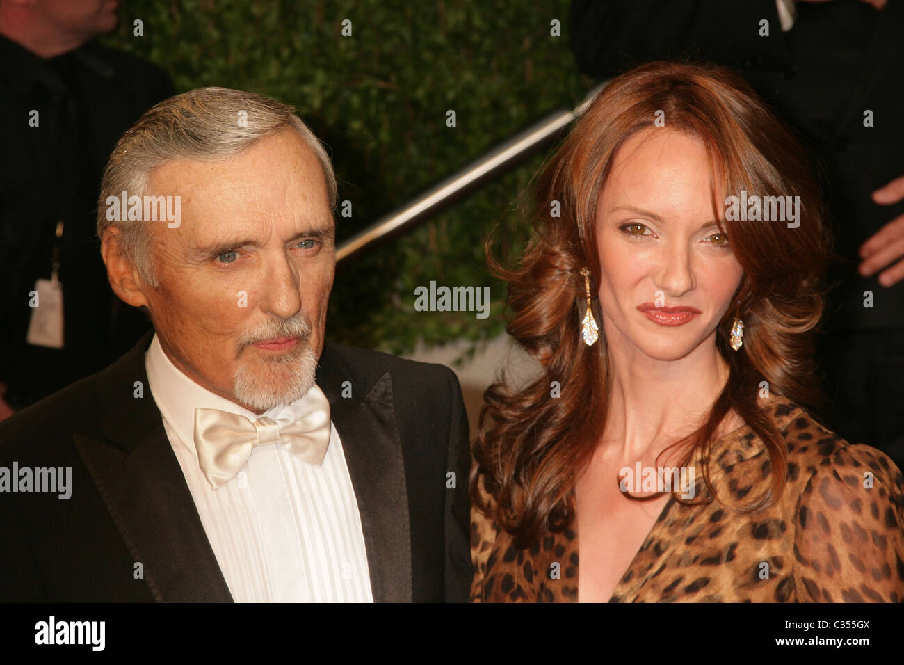 Dennis Hopper und Ehefrau Victoria Duffy die 81st Annual Academy Awards (Oscars) - Vanity Fair Party Hollywood, Kalifornien- Stockfoto